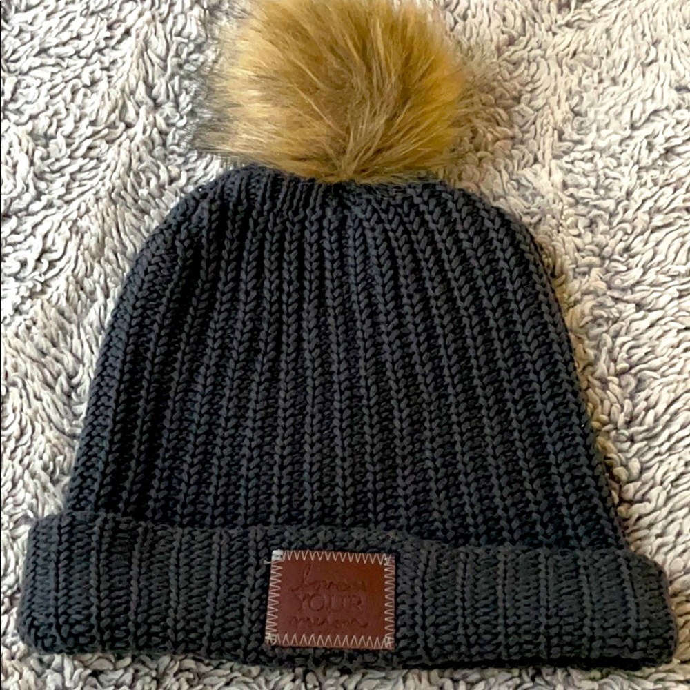 Love your melon Pom beanie
